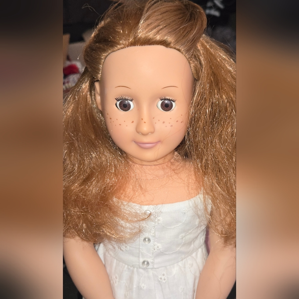 Sydney 18" Red Haired Doll With Freckles